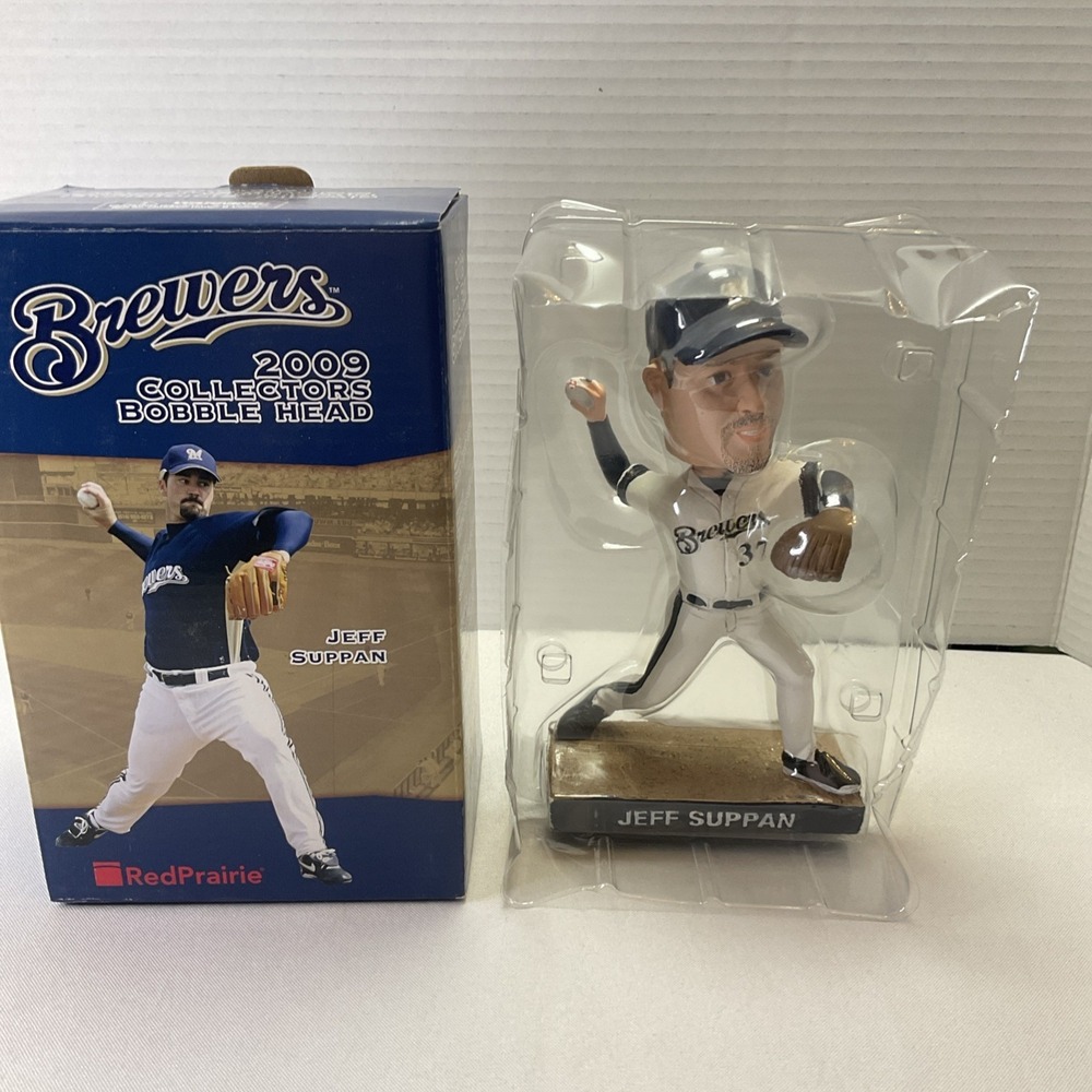 Jeff Suppan Milwaukee Brewers SGA‎ MLB Bobblehead by BDA  August 30 2009